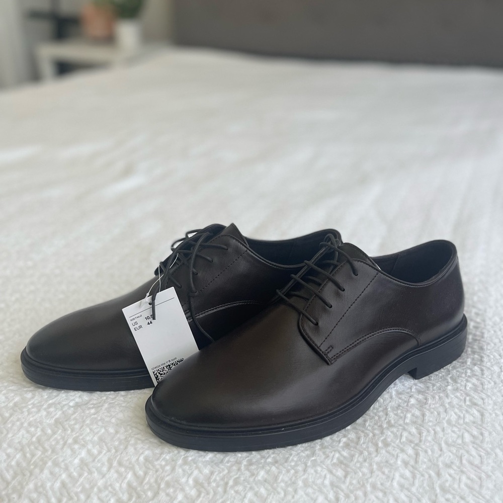 Classic Brown Leather Men's Shoes